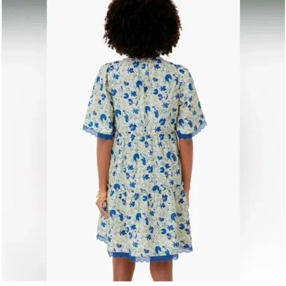 Tuckernuck Bluebird Melody Crawford Linen Blend Mini Dress XS New NWT - Picture 3 of 12